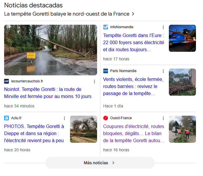 El sistema de seguridad y la distribución de la responsabilidad ante eventos climáticos: cuestiones que la tormenta Goretti en Francia nos permite pensar